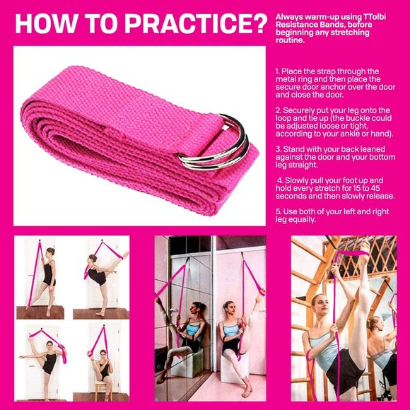 Door Leg Stretcher: Stretching with Leg Flexibility Trainer Kit - Picture 5 of 5